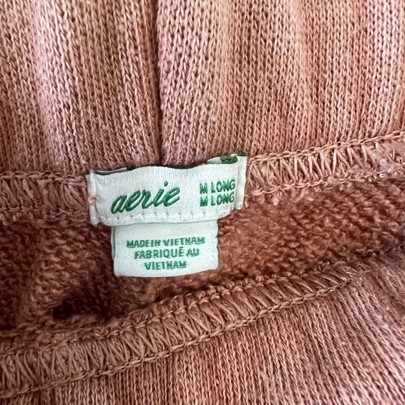 AERIE Sunbleached Pink Jogger Sweatpants M Long - Picture 3 of 6